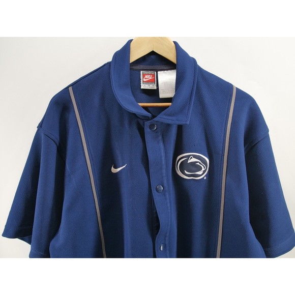Nike Penn‎ State Warmup Jacket Shirt Shooting Snap XL Team Sport Basketball - Picture 2 of 10